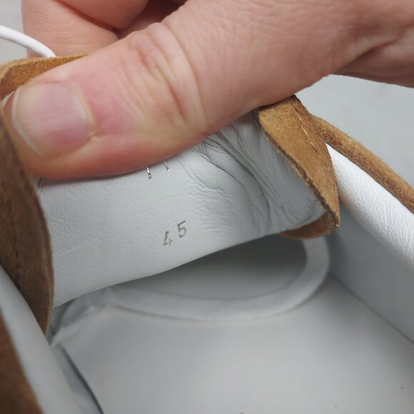 Kiton MENS Stitching Suede Low Top Brown Sneaker - Picture 3 of 13